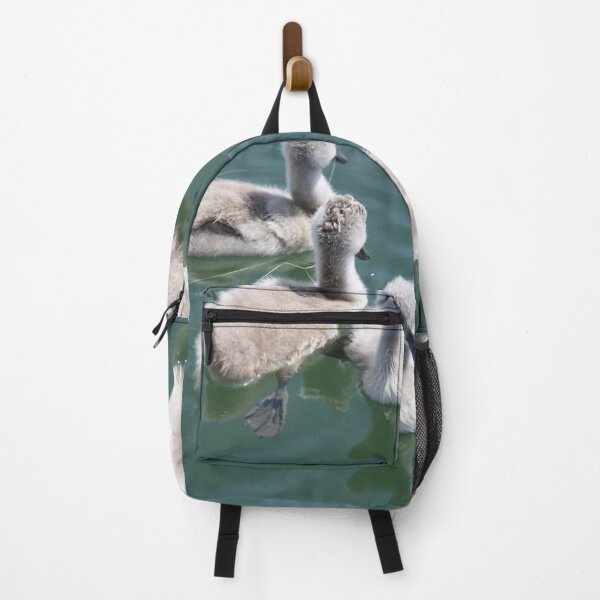 Item preview, Juvenile swans grey feathers on the lake designed and sold by EstelleRossetti.