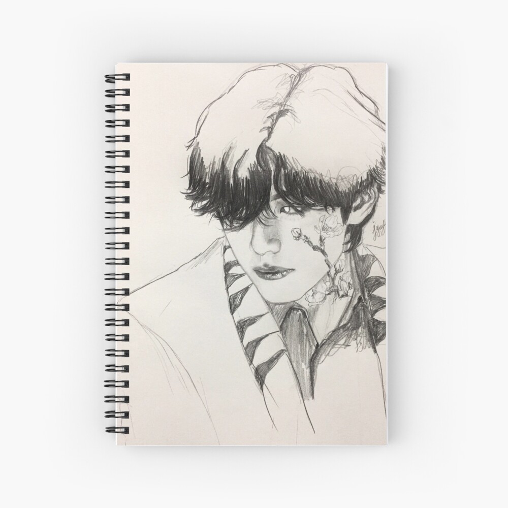 Kim Taehyung - Pen Sketch by Elakya Sekar on Dribbble