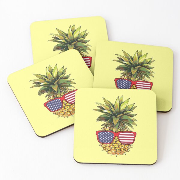Item preview, Patriotic Pineapple Stars and Stripes Sunglasses Freedom designed and sold by tronictees.