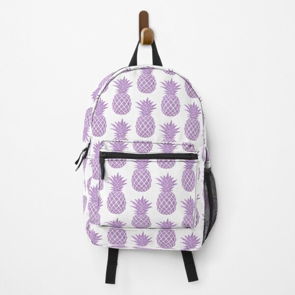 Pastel Mauve Purple Pineapple - Glitter Pineapple Backpack