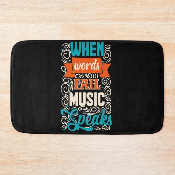 Item preview, When Words Fail Music Speaks designed and sold by chris299.