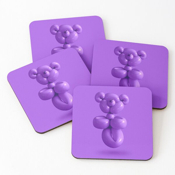 Item preview, Teddy bear party balloon in purple designed and sold by Retro Futurist.
