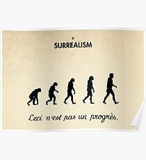 99 Steps of Progress - Surrealism Poster