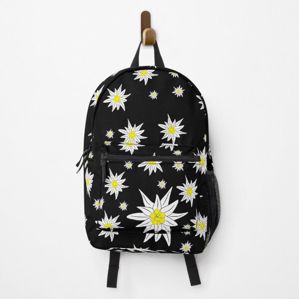 Item preview, Edelweiss Pattern on Black designed and sold by iCraftCafe.