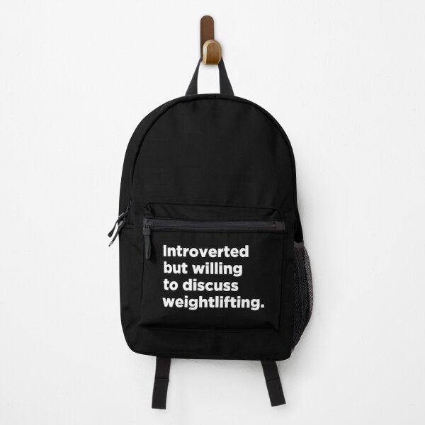 weightlifting backpack