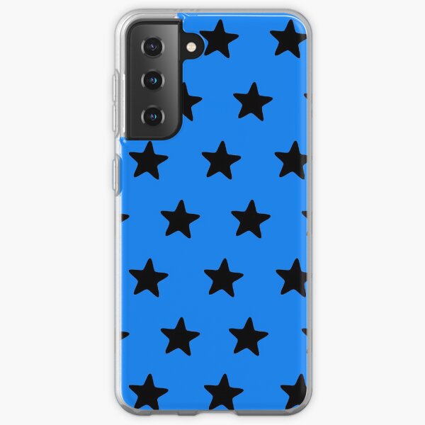 Black n blue Samsung Galaxy Soft Case