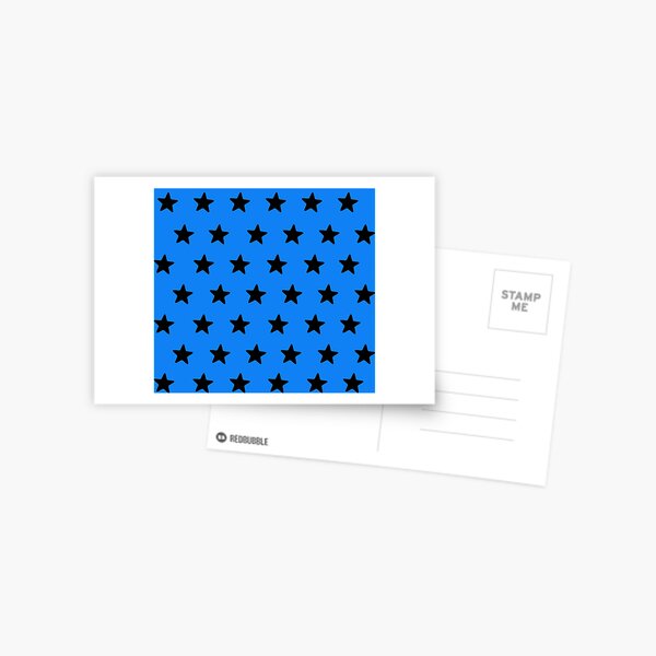 Black n blue Postcard