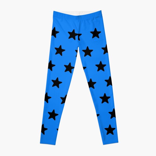 Black n blue Leggings