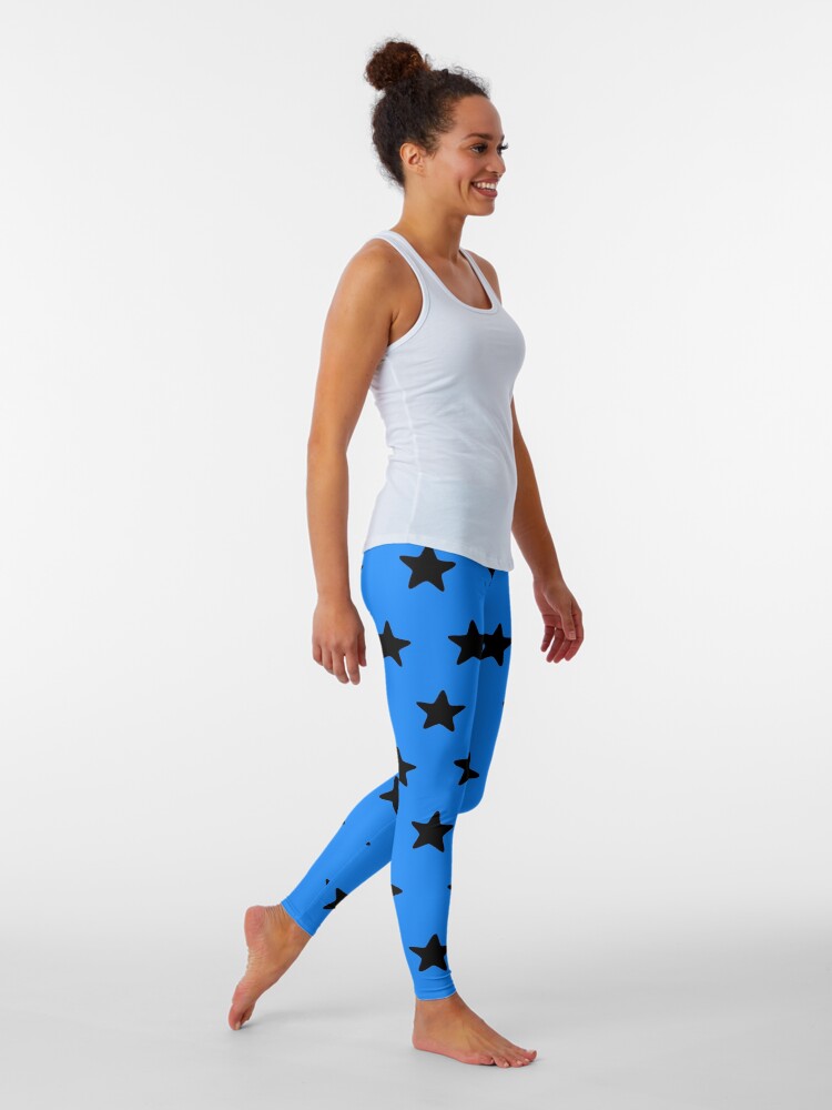Alternate view of Black n blue Leggings