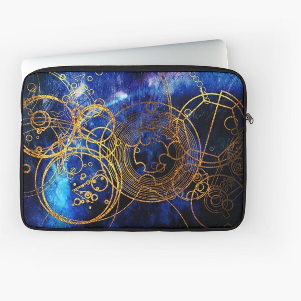 Time Lord Writing (blue) Laptop Sleeve