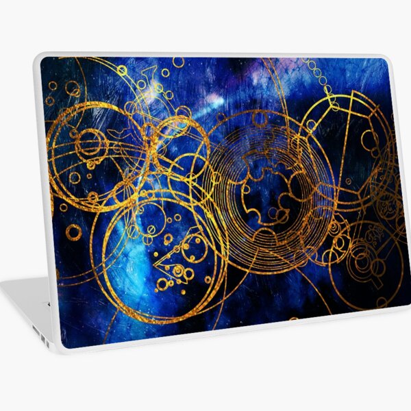 Time Lord Writing (blue) Laptop Skin