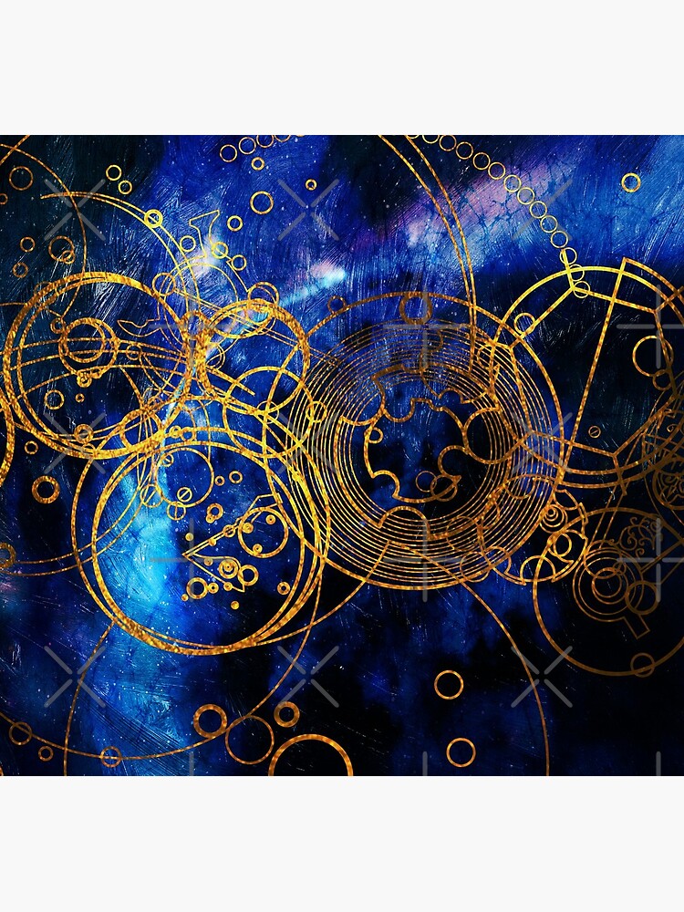 Time Lord Writing (blue) by TheWhiteBear