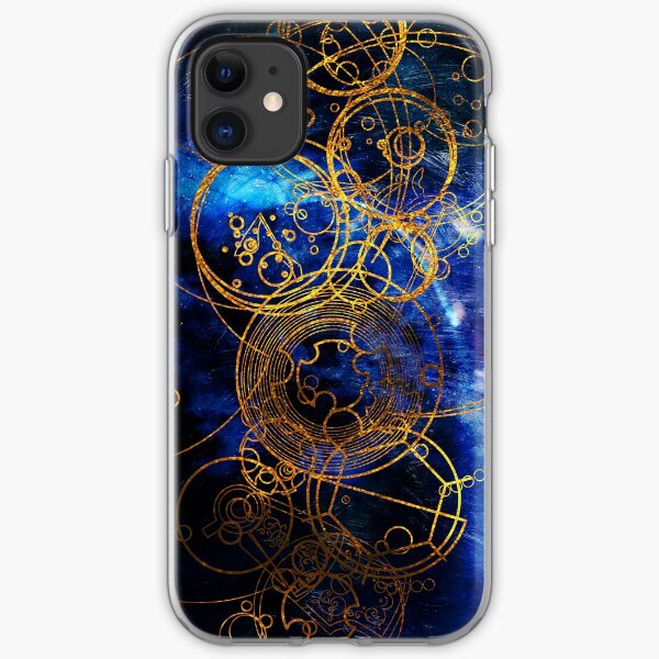 Time Lord Writing (blue) iPhone Soft Case