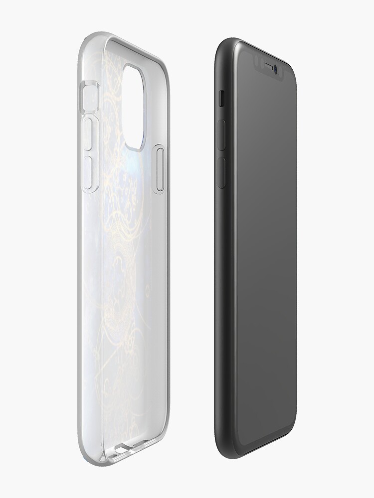 Alternative Ansicht von Time Lord Writing (blau) iPhone-Hülle & Cover