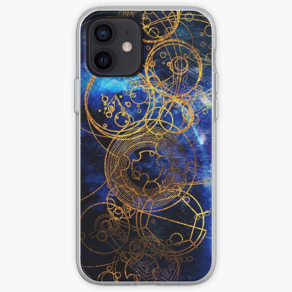 Time Lord Writing (blau) iPhone Flexible Hülle