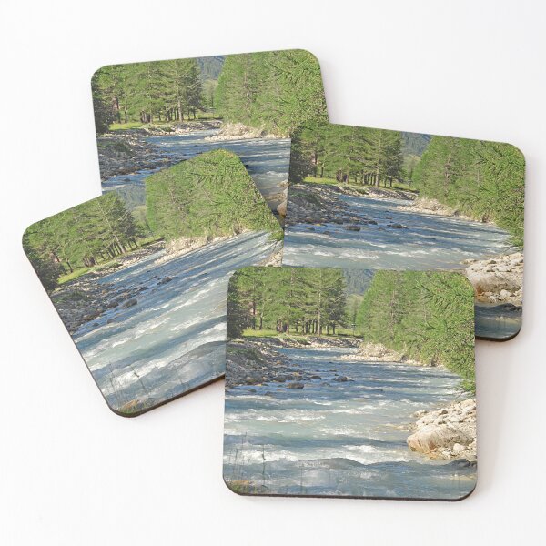 Item preview, Mountain Creek Fir Trees Forest Landscape designed and sold by Anna Lemos.