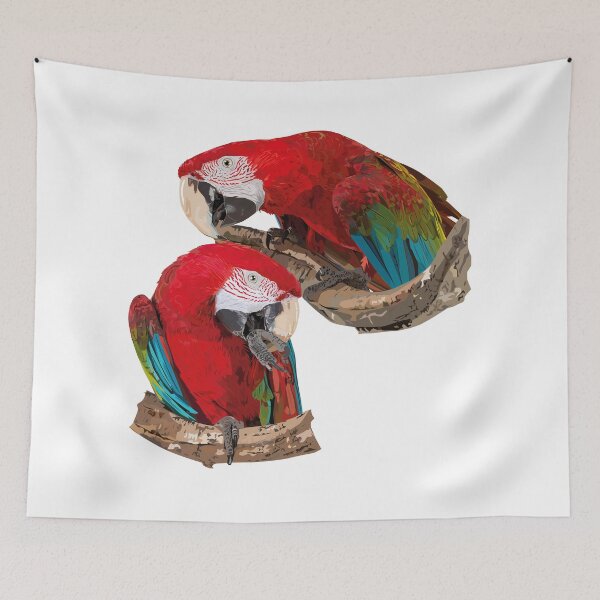 Item preview, Red-and-green Macaw designed and sold by obscurite.