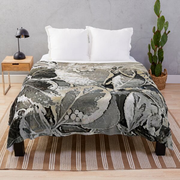 Item preview, Decorative retro foliage pattern designed and sold by Joie-et-Poesie.