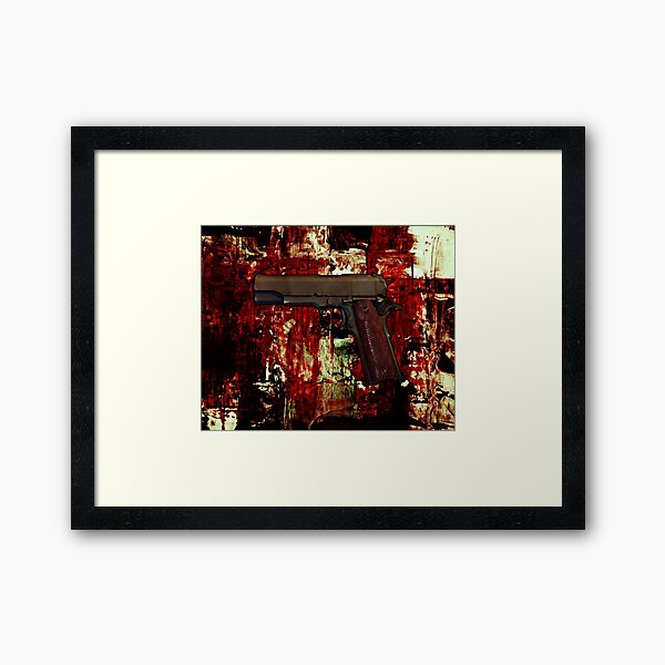 Blood And Fire Framed Art Print
