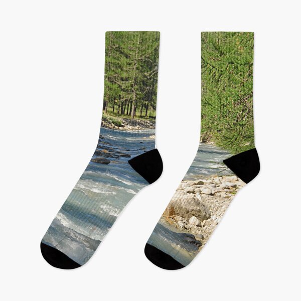 Item preview, Mountain Creek Fir Trees Forest Landscape designed and sold by Anna Lemos.