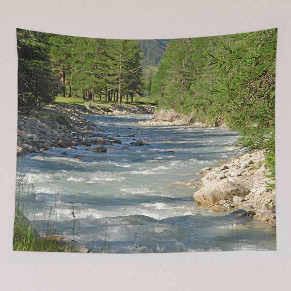 Item preview, Mountain Creek Fir Trees Forest Landscape designed and sold by Anna Lemos.