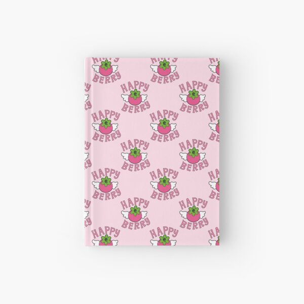 Happy Berry pattern Hardcover Journal
