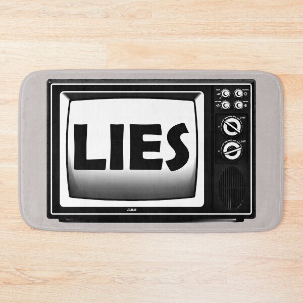 Item preview, TV Lies - fake news, the media is lying designed and sold by ArtOfRebellion.