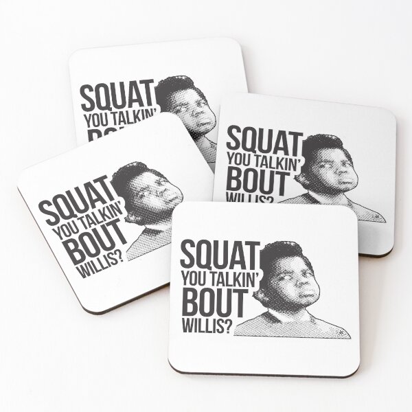 Item preview, SQUAT you talkin' bout Willis - Different Strokes Workout designed and sold by Sc0ttay.
