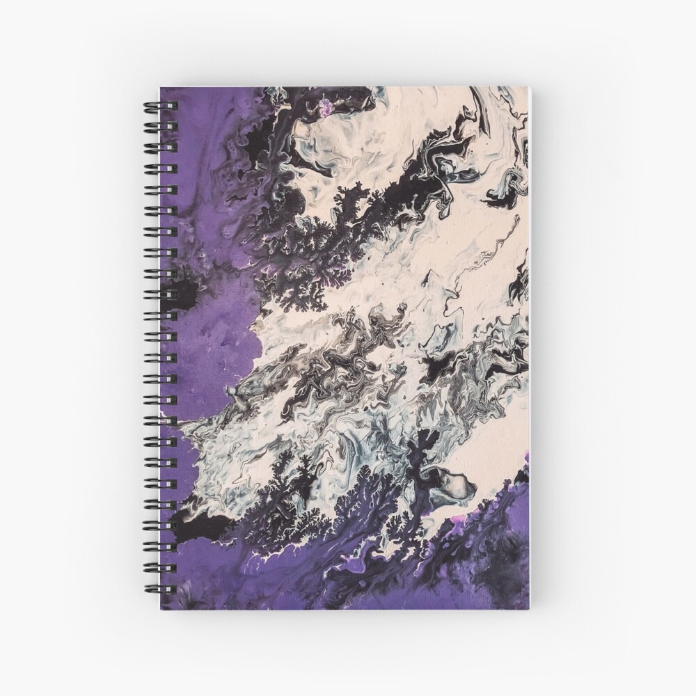 Free Pour Skull Spiral Notebook