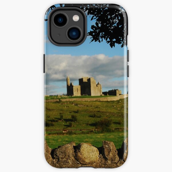 Rock of Cashel with a stone wall iPhone Tough Case