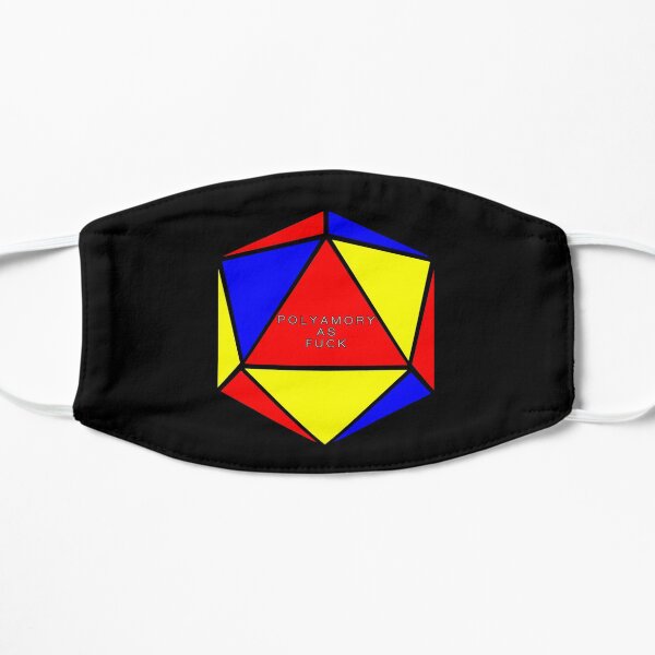 Polyamory Pride d20 Flat Mask