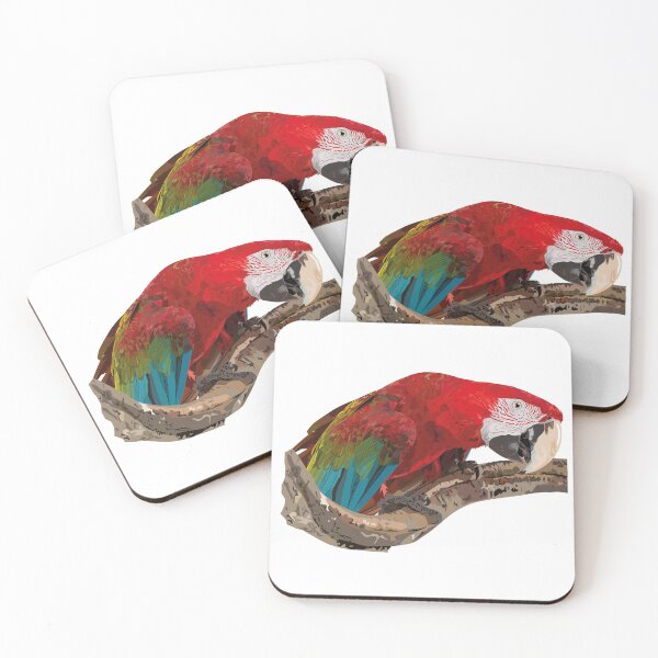 Item preview, Red-and-green Macaw designed and sold by obscurite.