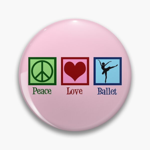 Item preview, Peace Love Ballet Dancer designed and sold by Epic Love Designs.