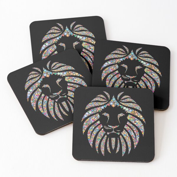Item preview, Lion colorful circles. designed and sold by 4empowear.