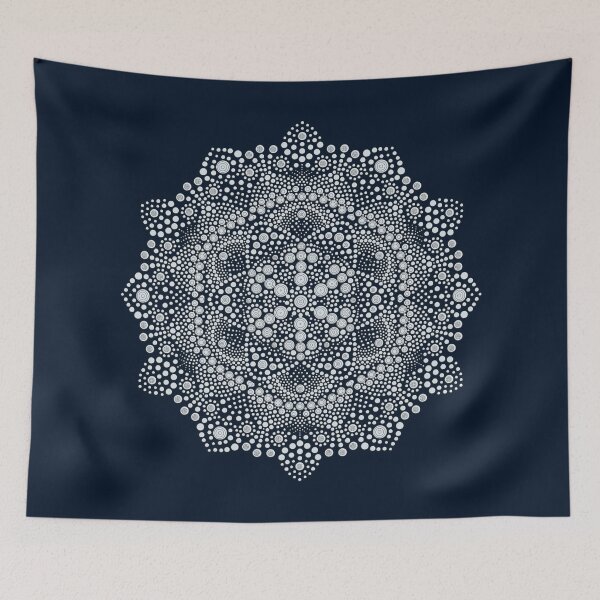 Item preview, White Mandala Dots designed and sold by zarmar.