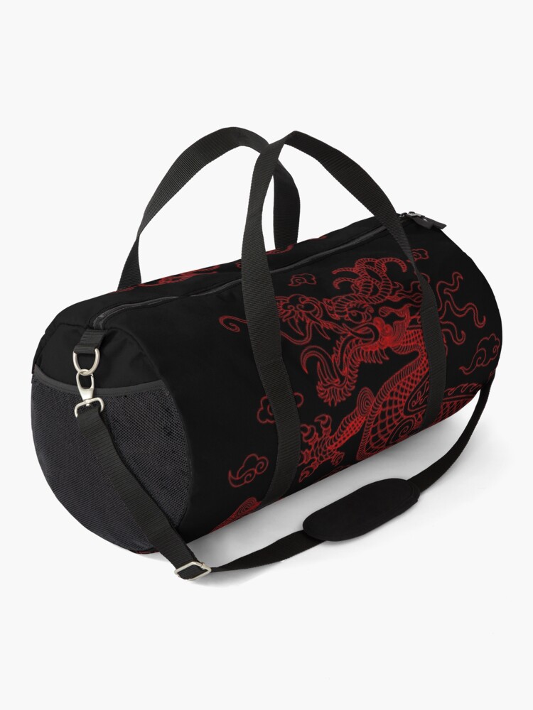 Alternate view of Chinese Red Dragon Duffle Bag
