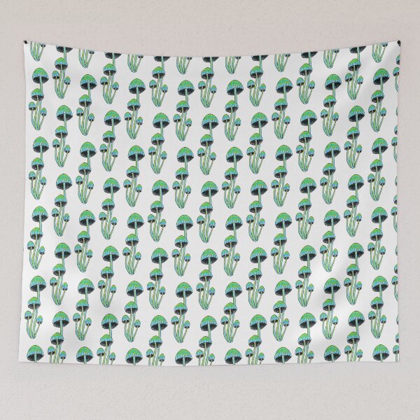 Item preview, Blue Green Fungi  designed and sold by Tara Caplan.