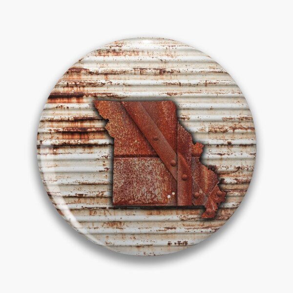 Item preview, Rusty Missouri State Shape designed and sold by Jared Davies.