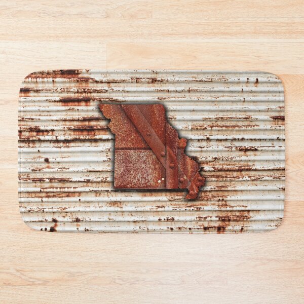 Item preview, Rusty Missouri State Shape designed and sold by Jared Davies.