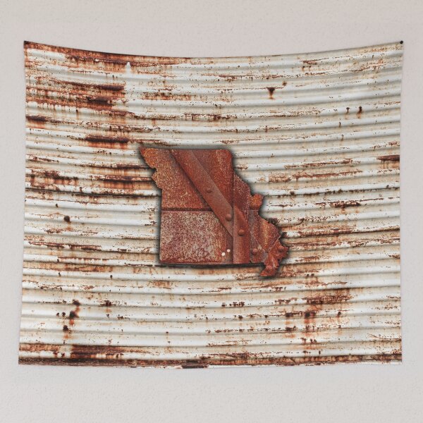 Item preview, Rusty Missouri State Shape designed and sold by Jared Davies.