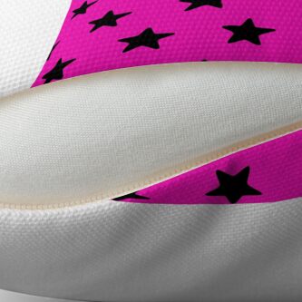 Alternate view of Starry pinksation Throw Pillow