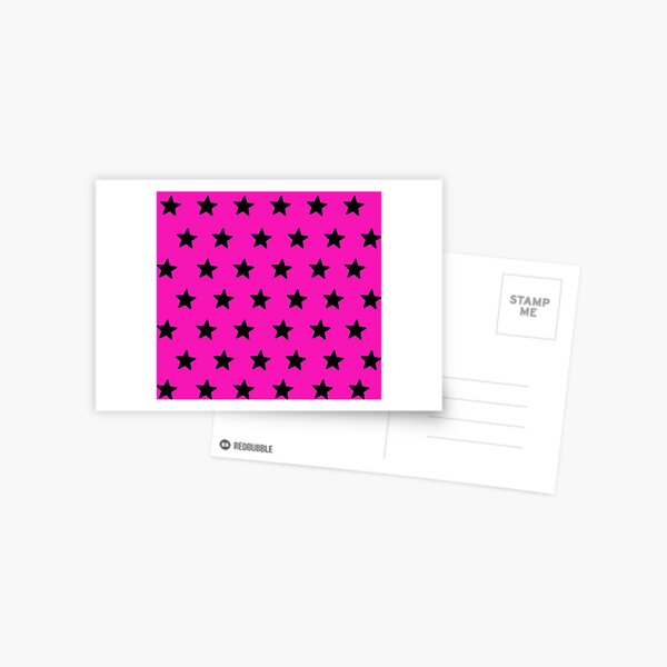 Starry pinksation Postcard