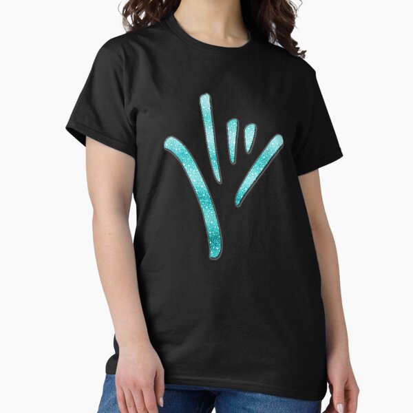 Item preview, American Sign Language I love you - turquoise designed and sold by DaireShitrig.