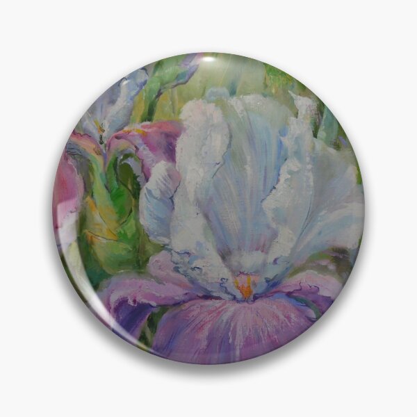 Item preview, Picturesque irises are beautiful on clothes. designed and sold by Elena Reutova.