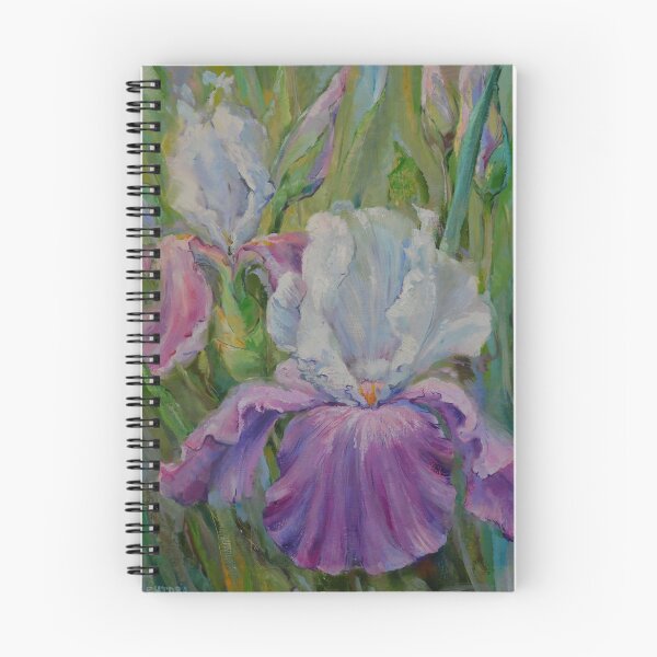 Item preview, Picturesque irises are beautiful on clothes. designed and sold by Elena Reutova.