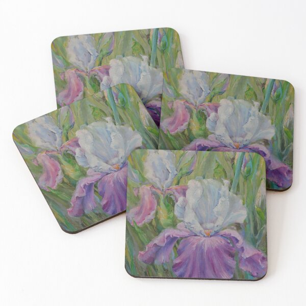 Item preview, Picturesque irises are beautiful on clothes. designed and sold by Elena Reutova.