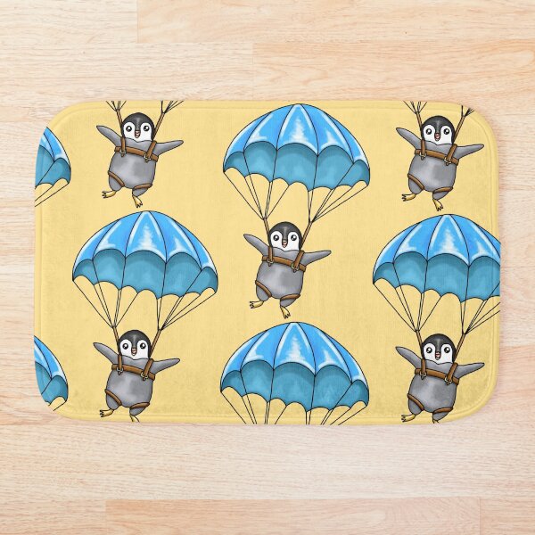 Item preview, Happy penguin with parachute designed and sold by ARTemyzz.