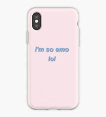 im so emo iPhone Case