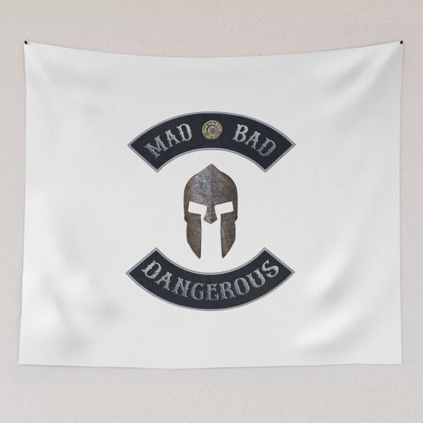 Item preview, Mad Bad Dangerous in Rockers with Spartan Helmet designed and sold by MadBadDangerous.