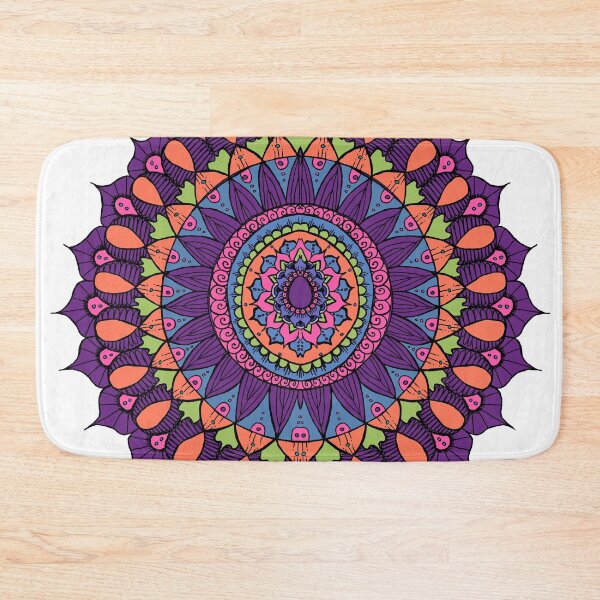Item preview, Groovy Dayglo Boho Mandala designed and sold by laurabethlove.